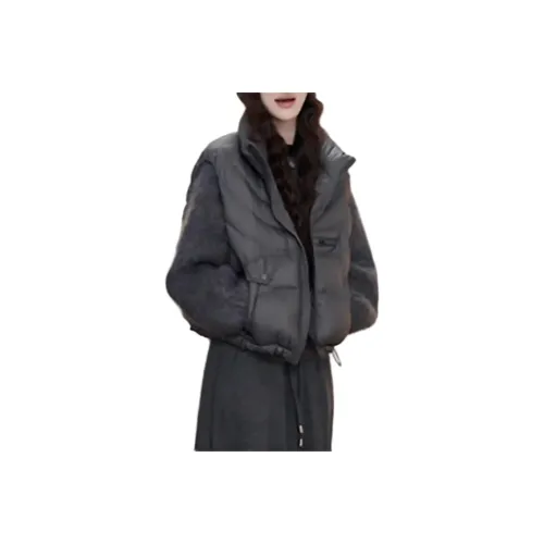 PAZZO F51062 Серый Жилет Женские Пуховики