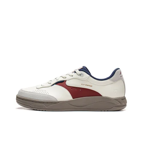 Лайнер Матовый Противоскользящий Амортизация Дышащий Увеличение Высоты Низкий Топ Скейтборд Кроссовки Унисекс Белый Красный