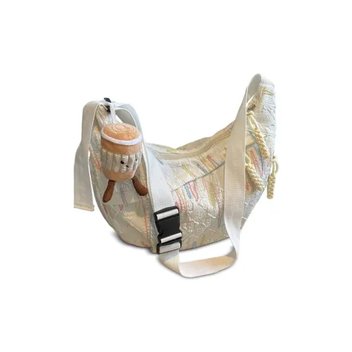 Crtnzo Kroez Ткань Сумка через плечо Стандартная Женская Белая