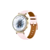 Розовый - Кожа - Пуговица - Быстросъемный ремешок