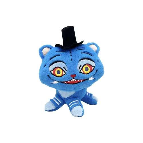 LEWAHON Синий Тигр WEARING Черный Шапки Кепки Куклы Плюшевая кукла 18 см Высокая