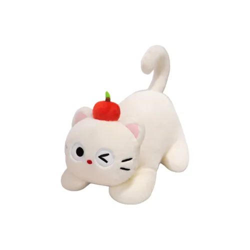 PUDOWRABBIT Cute and Adorable Сладкий стиль Яблоко Кошка Куклы Плюшевая кукла 35 см Длина тела