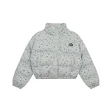 Серый + Маленький Синий Цветок