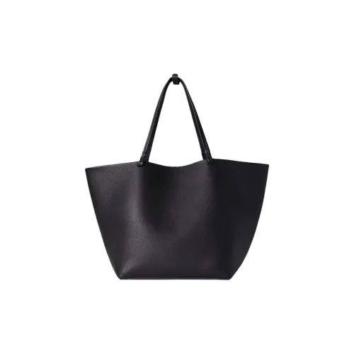 THE ROW Park Tote Кожа Сумка Экстра-большая Женская Полночь