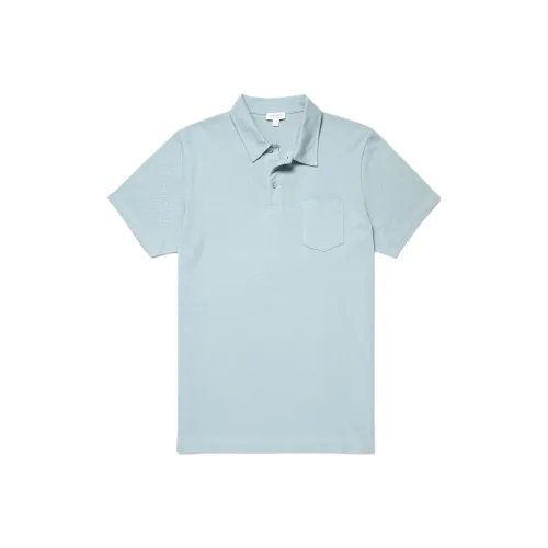 SUNSPEL Light Gray Blue Men's Polo