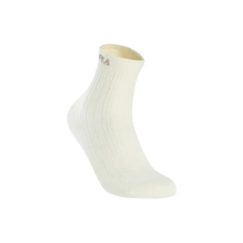 Fila Heritage Высокие Носки Женские Sugar Белый