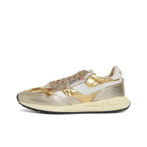 AUTRY REELWIND Низкий Топ Повседневная Обувь Женская Золотая