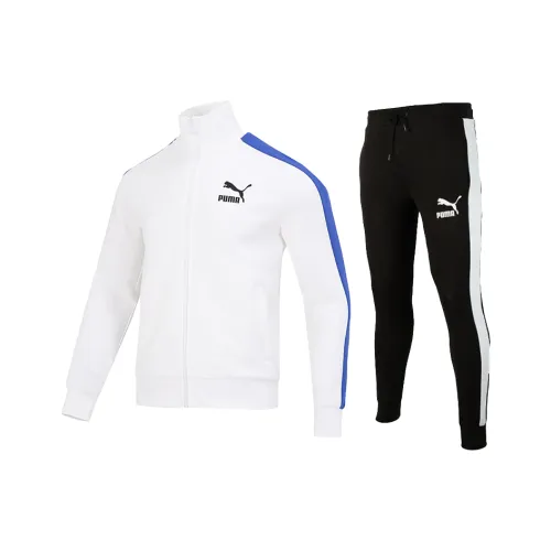 PUMA CORE HERITAGE Белый+Черный Мужская Повседневная Спортивная Одежда