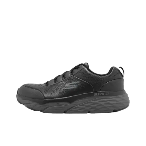 Skechers MAX CUSHIONING ELITE Противоскользящие и Дышащие Беговые кроссовки Мужские Черные