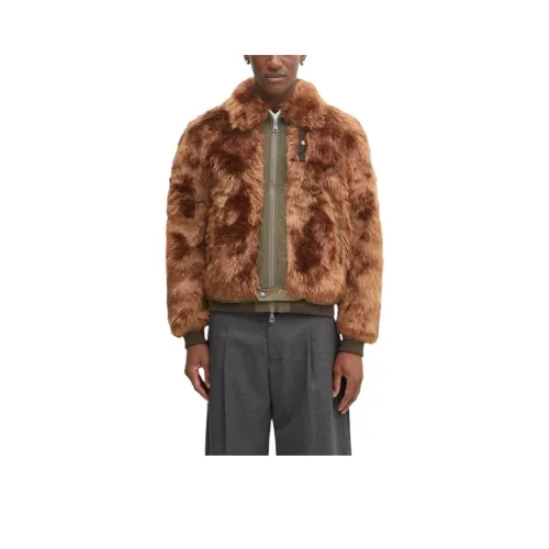 ANDERSSON BELL Пилотная куртка из меха пуховая куртка унисекс