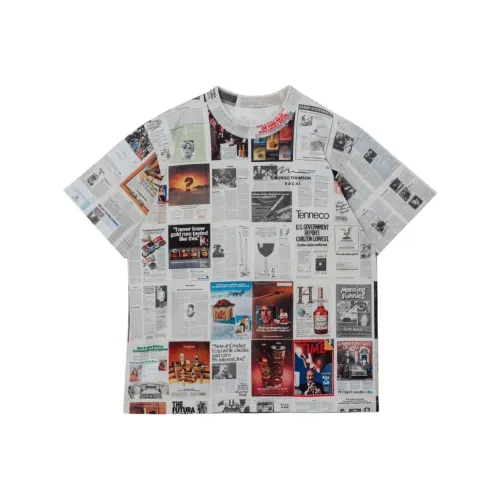 Sacai совместный бренд Mungo Thomson Коллаборация Fw25 T-рубашка Унисекс