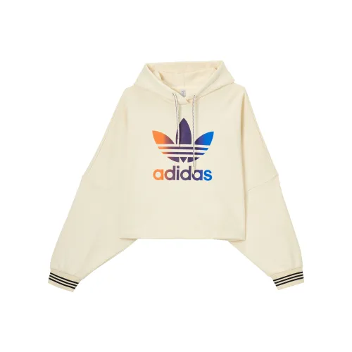Adidas Originals SS23 adicolor 70s retro series Толстовка Женская Чудо-белый