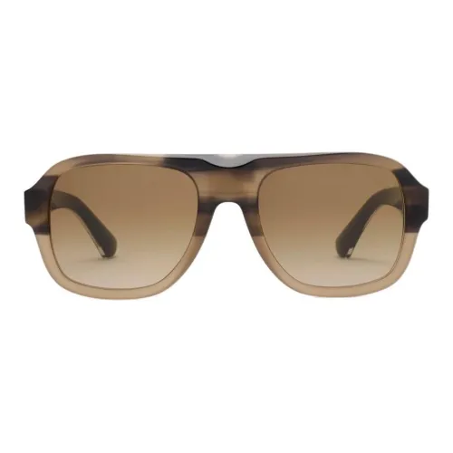 Burberry Ацетат Aviator Солнцезащитные очки Мужские Светлый Умбра