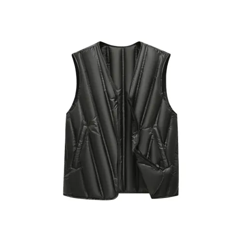 Yalu 1972 Черный Унисекс Пуховый жилет