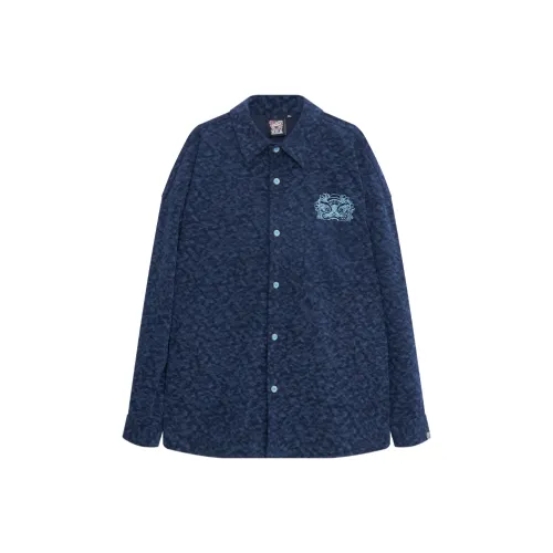 HEA Синий Унисекс Рубашки