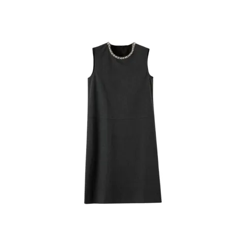 Late White Без рукавов Платье Женское