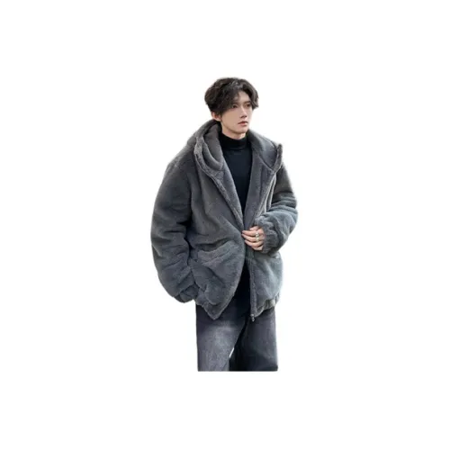 LINGSHI Бархат Feel Пальто Унисекс