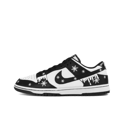 Nike Dunk Abrasion Resistant Low Топ Скейтборд Кроссовки Унисекс Черный