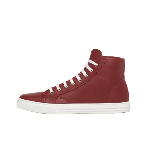 GUCCI Высокие Кроссовки для скейтбординга Мужские Красные