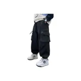 Черный (с флисовой подкладкой и утепленный)