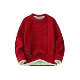 Красный с флисовой подкладкой