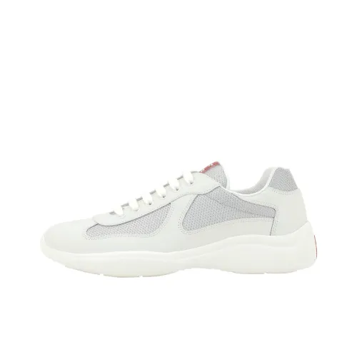 PRADA America's Low Top Повседневная обувь Мужская Белая