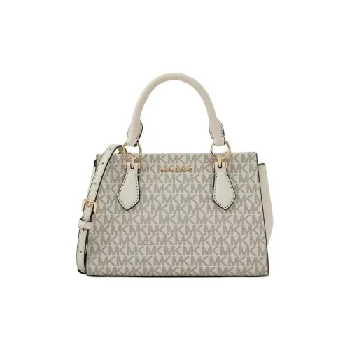 MICHAEL KORS Marilyn Покрытый холст Одно плечо Сумка Маленькая Женская Бежевая