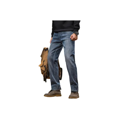 Seasonal Words Синий Мужской Джинсы