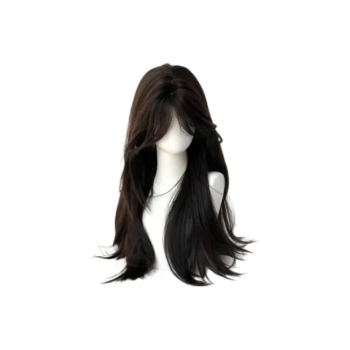 FYOSEE Новый китайский стиль Традиционный китайский стиль Высокий уровень Чёлка "восьмёрка" Черный Straight