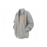 Бело-серый с флисовой подкладкой