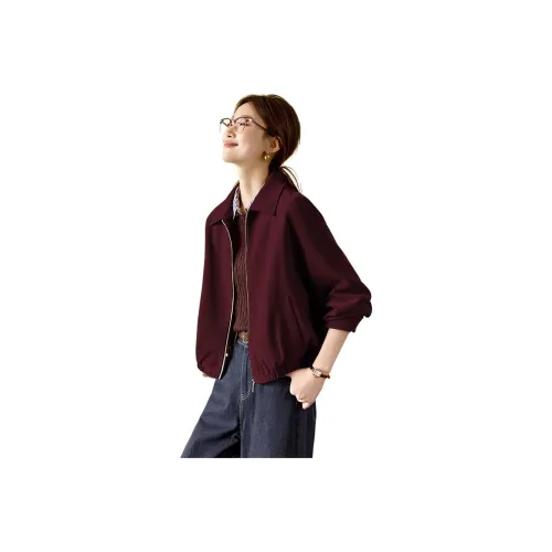 Mo Han Yi Mei Красный Женские Куртки