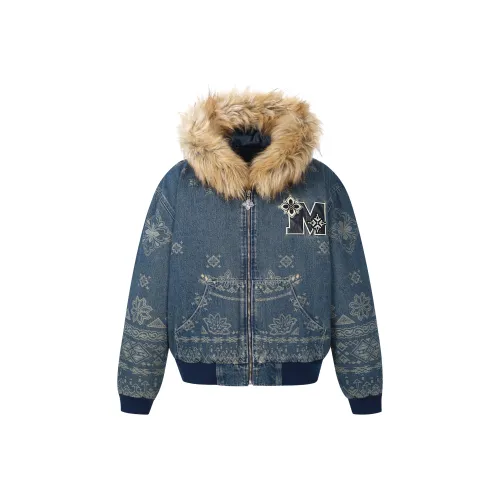 MR.ENJOYDA MONEY Синий Унисекс Пуховики