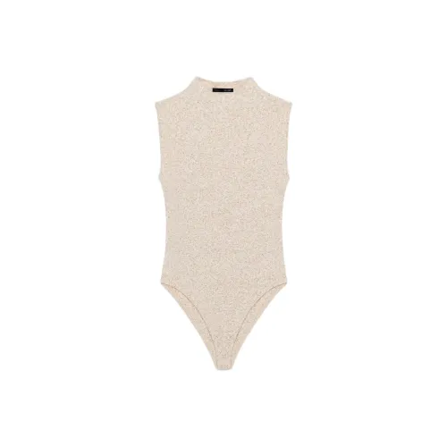 ZARA Collaboration Зебра С принтом Бежевый Женское боди