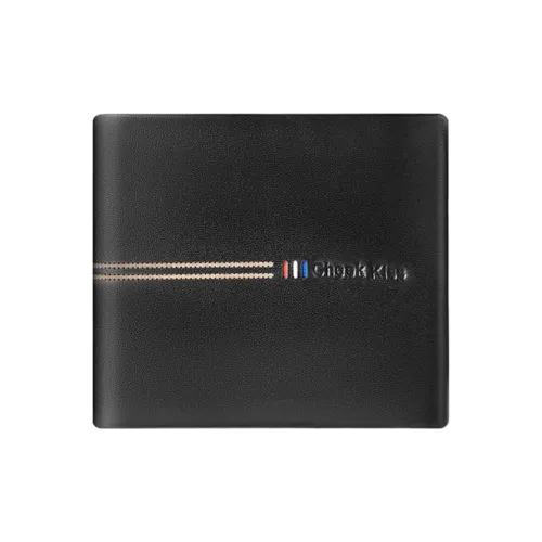 Cheekkiss Кошелек из коровьей кожи мужской черный