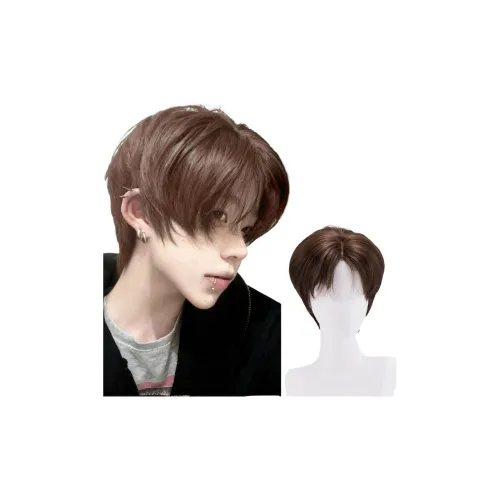 GLUNA Бренд New Upgraded Большой Scalp Differential Grinder COVER Мужская Перука Высокая Температура Пряжа