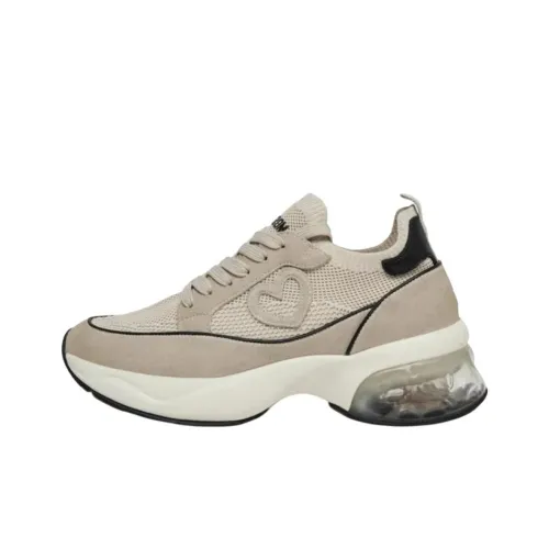 LOVE MOSCHINO Низкий топ Повседневная обувь Женская Тауповая