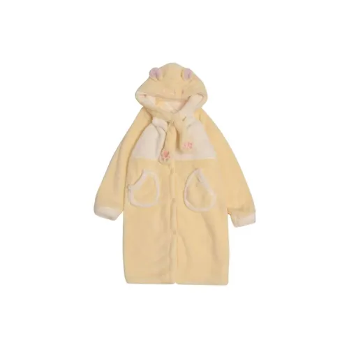 MEIJIAO Желтый Hamster Женские Банные халаты