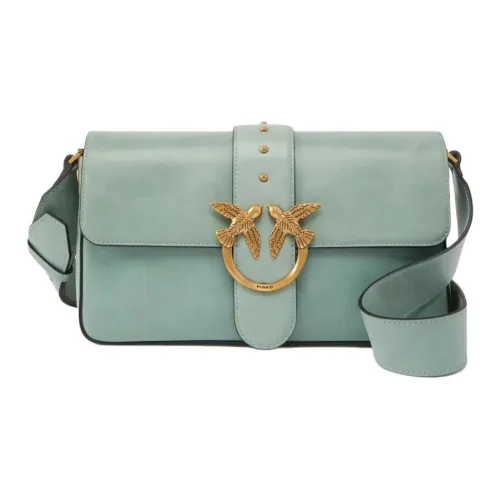 PINKO Сумка через плечо из коровьей кожи стандартная женская аква-синий