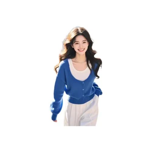 VENICEW Свитер с VN Брендом Наклейка Женские Трикотаж