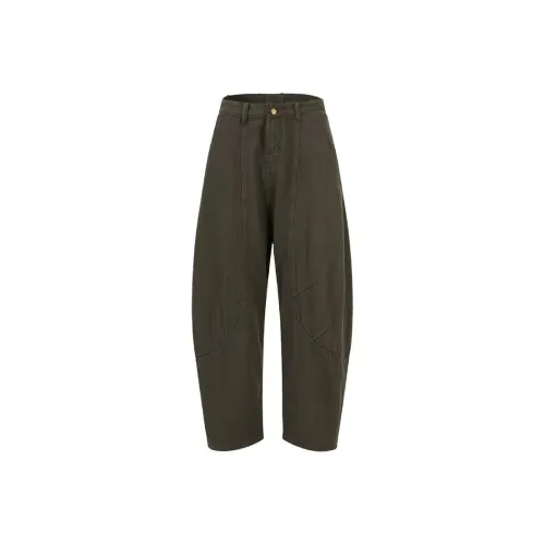 QIJIJIEQU Армия Зеленый Унисекс Повседневные Штаны