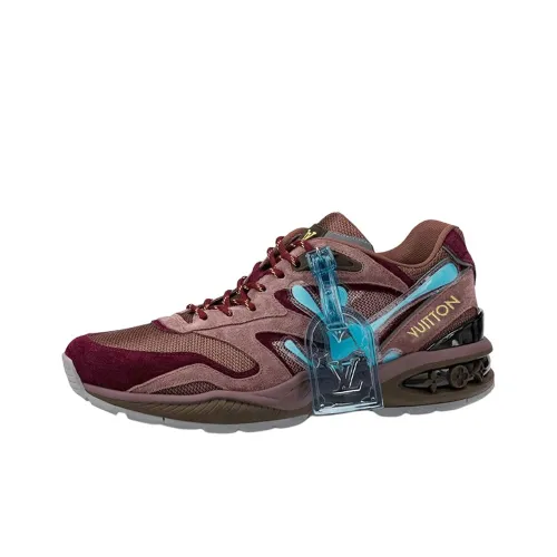 LOUIS VUITTON Trail Low Топ Повседневная обувь Мужская Красный Коричневый