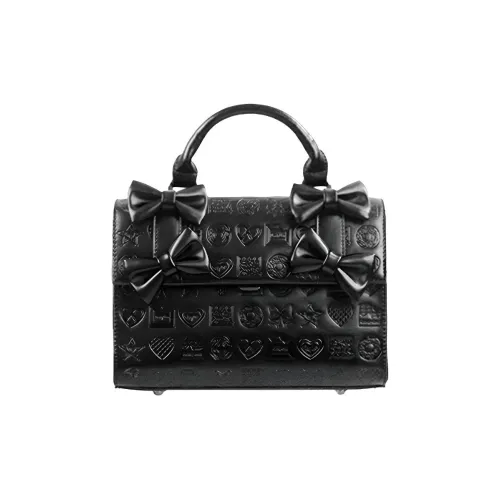 Lovely Lota ПУ (полиуретан) Сумка через плечо Сумка Женская Черная Мятная