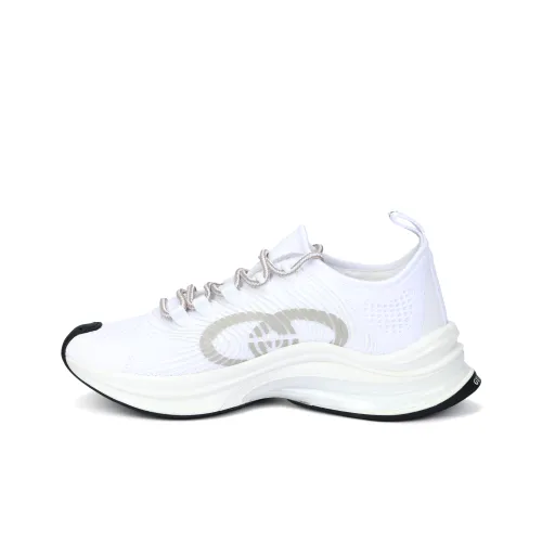 GUCCI RUN Low Топ Кэжуал Женские Белые