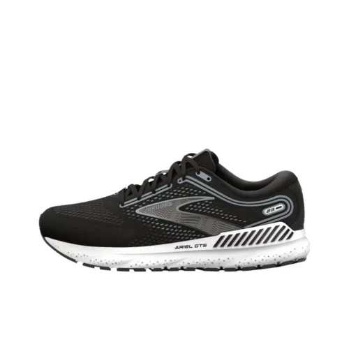 Brooks Ariel GTS 23 Амортизация Низкий Топ Повседневные Беговые Кроссовки Женские Черный Белый