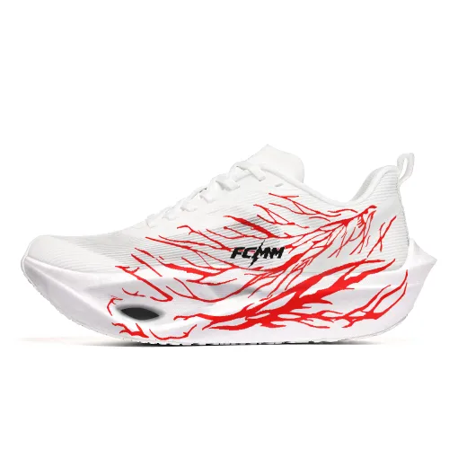 FCMM Rebound Wa Дышащий Низкий Топ Детские Беговые Кроссовки Plain White Flame