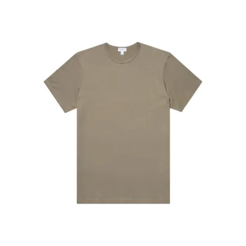 SUNSPEL Темный каменный цвет Мужская футболка с коротким рукавом