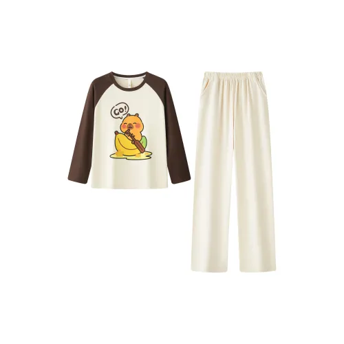 Gongdie x Capybara Collaboration Пижамный комплект Женские