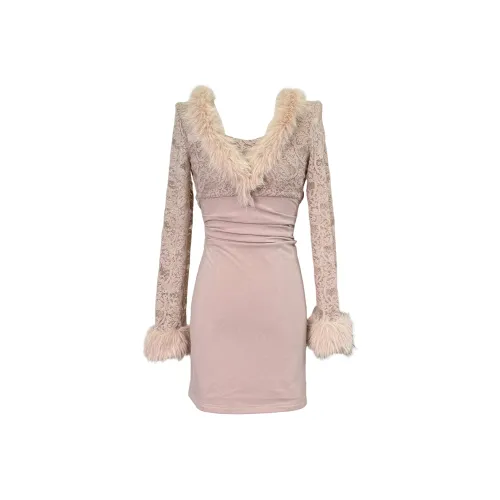 GRAYISMOON Длинное платье с длинными рукавами женское