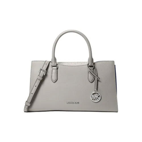 MICHAEL KORS Покрытый холст Одно плечо Сумка Средний Женский Жемчужно-серый