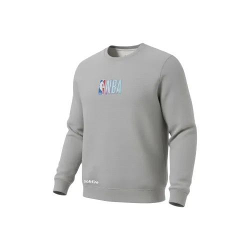 NBA Classic Свитшот Осенний Зимний Softfire С принтом буквы Campus Винтажный стиль Casual Sports Active Unisex